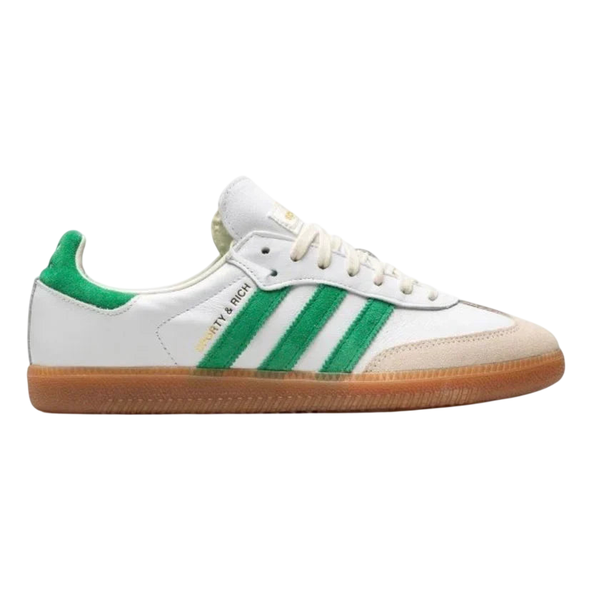 Sporty & Rich x adidas Samba OG 'Cloud White / Green'