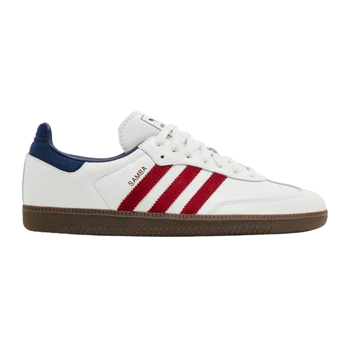 adidas Samba OG 'Cloud White / Team Victory Red / Night Indigo'