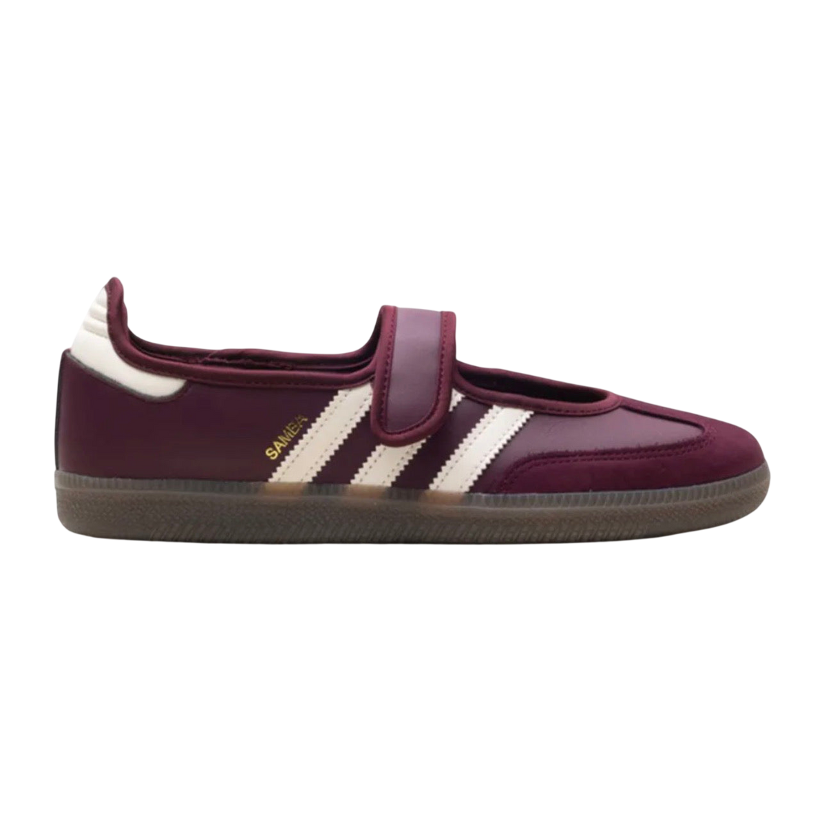 adidas Samba Mary Jane 'Maroon / Cream White / Gold Metallic'