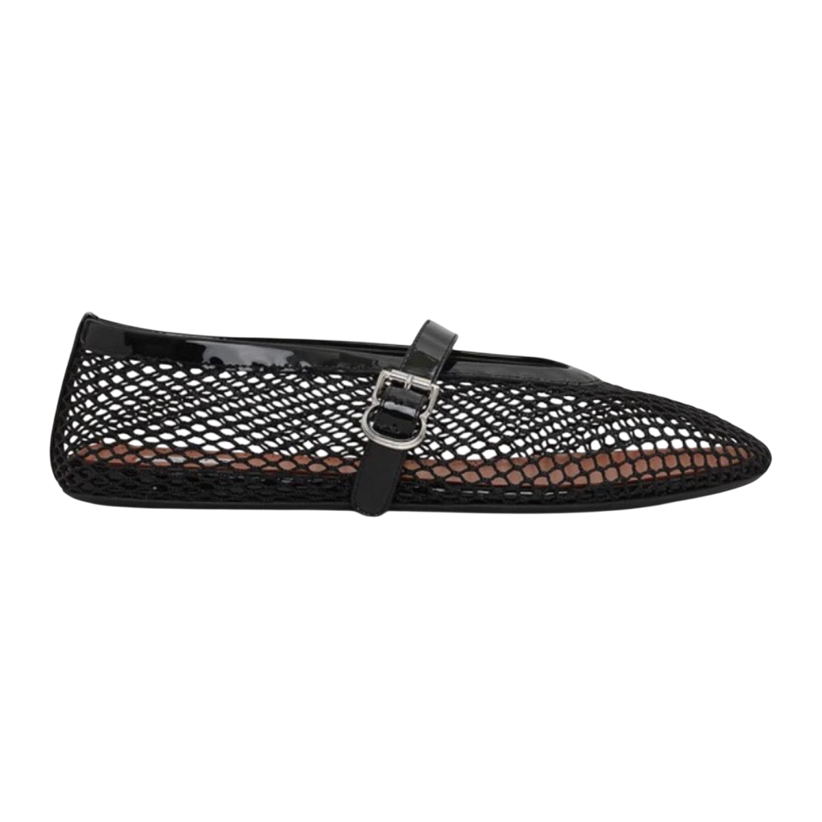 ALAÏA Mesh Ballet Flats 'Black'