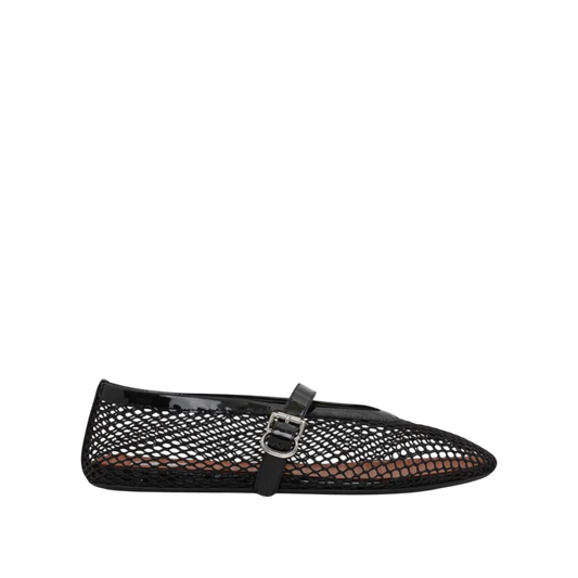 ALAÏA Mesh Ballet Flats 'Black'