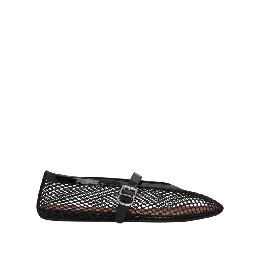 ALAÏA Mesh Ballet Flats 'Black'