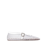 ALAÏA Mesh Ballet Flats 'Optical White'