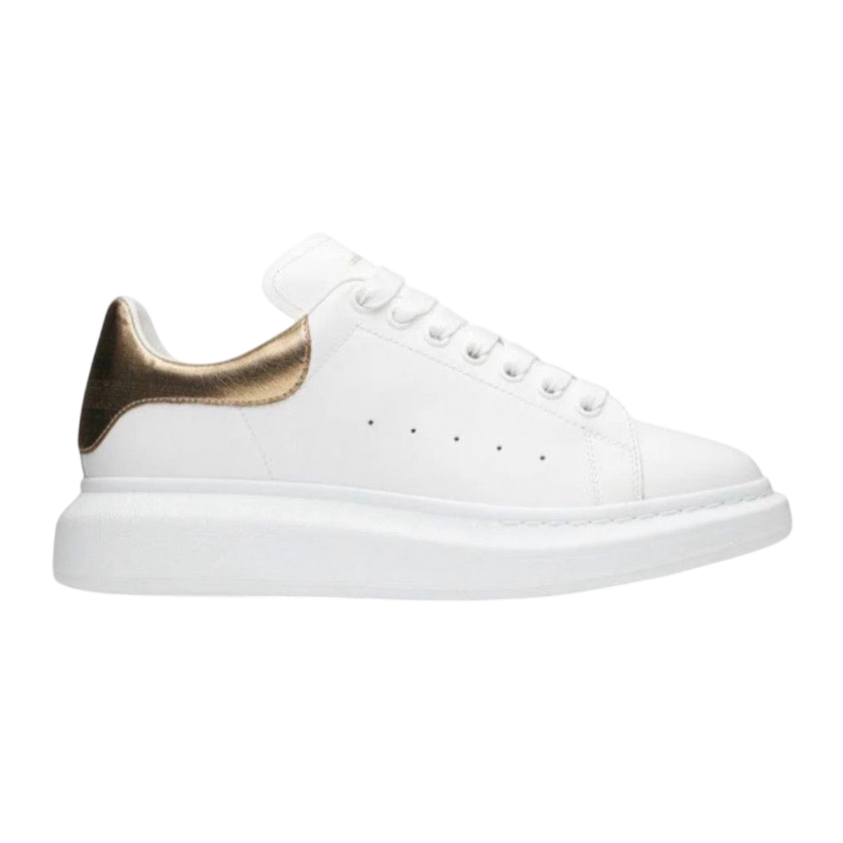 Alexander McQueen Oversized Sneaker 'White / Gold'