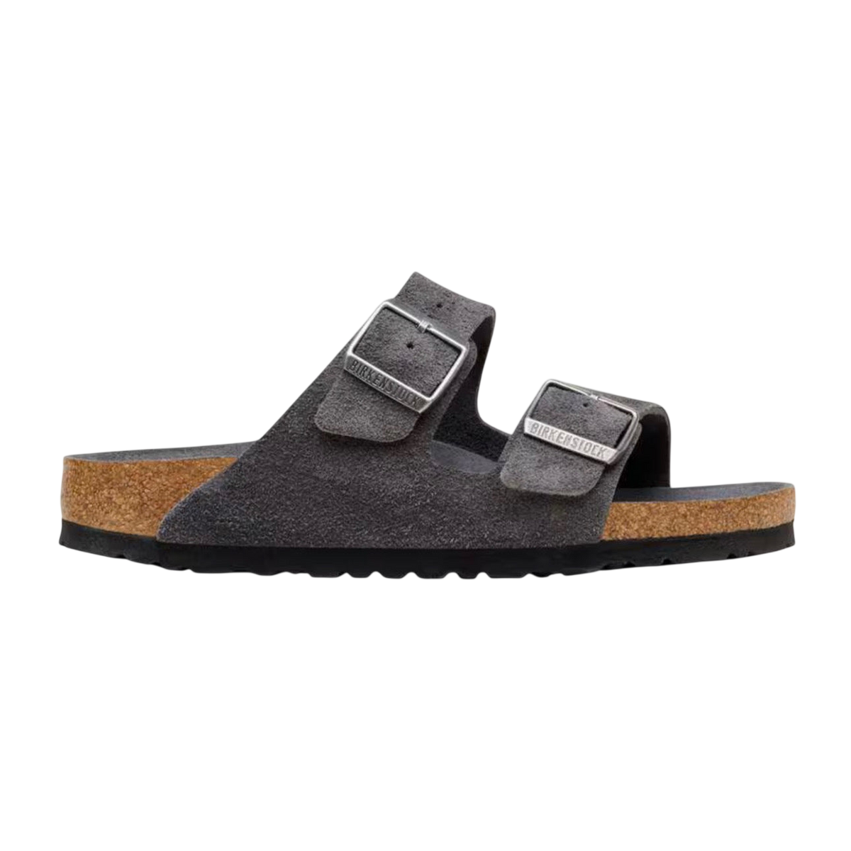 Birkenstock Arizona Soft Footbed Suede 'Charcoal Tonal'