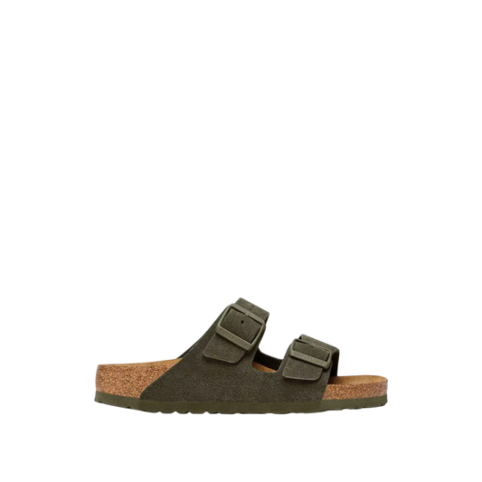 Birkenstock Arizona Soft Footbed Suede Leather Thyme