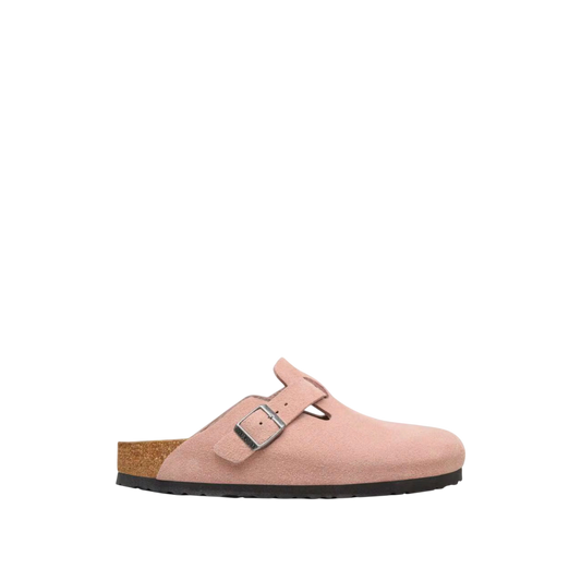 Birkenstock Boston Soft Footbed Suede 'Antique Pink Clay'