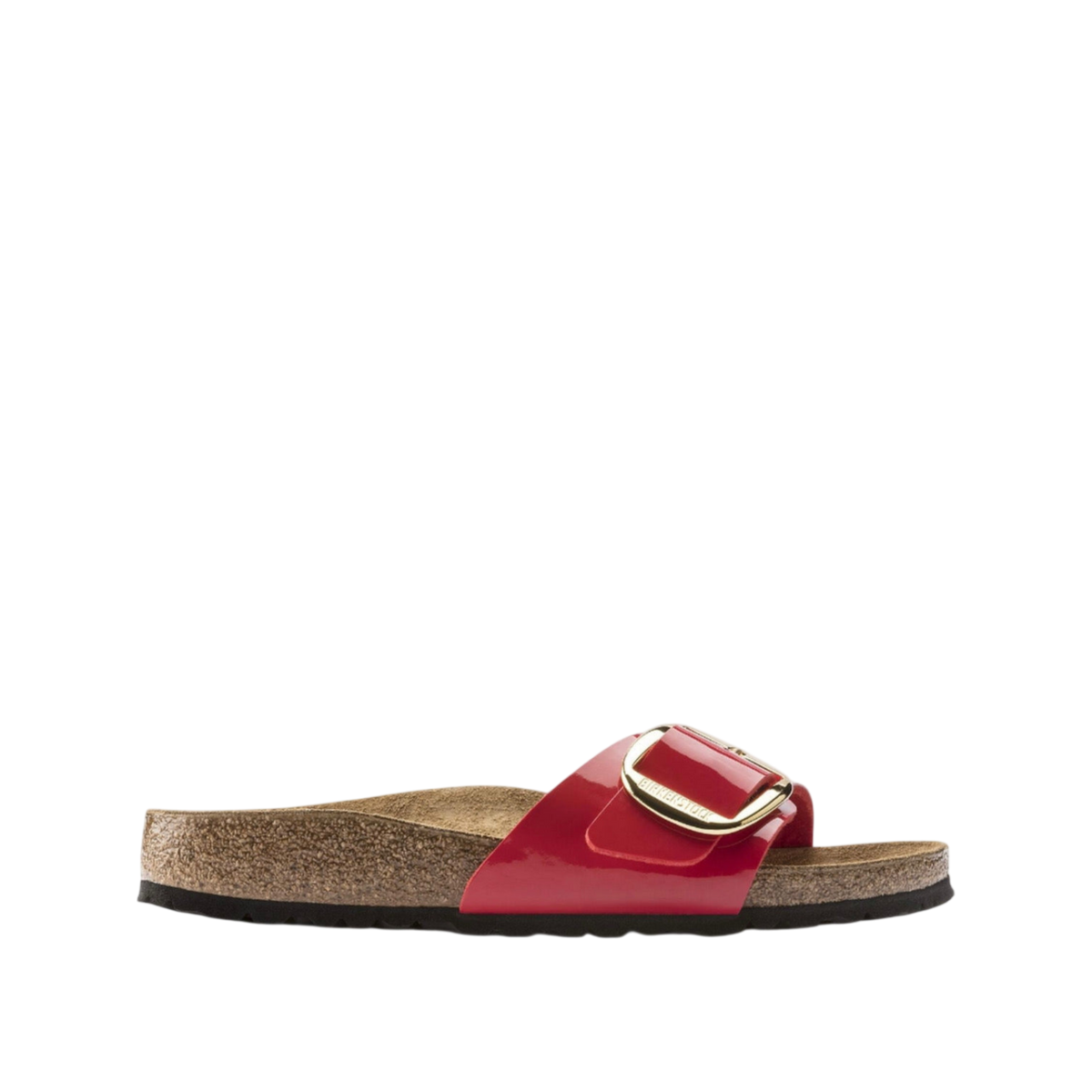 Birkenstock Madrid Big Buckle Patent 'Cherry'