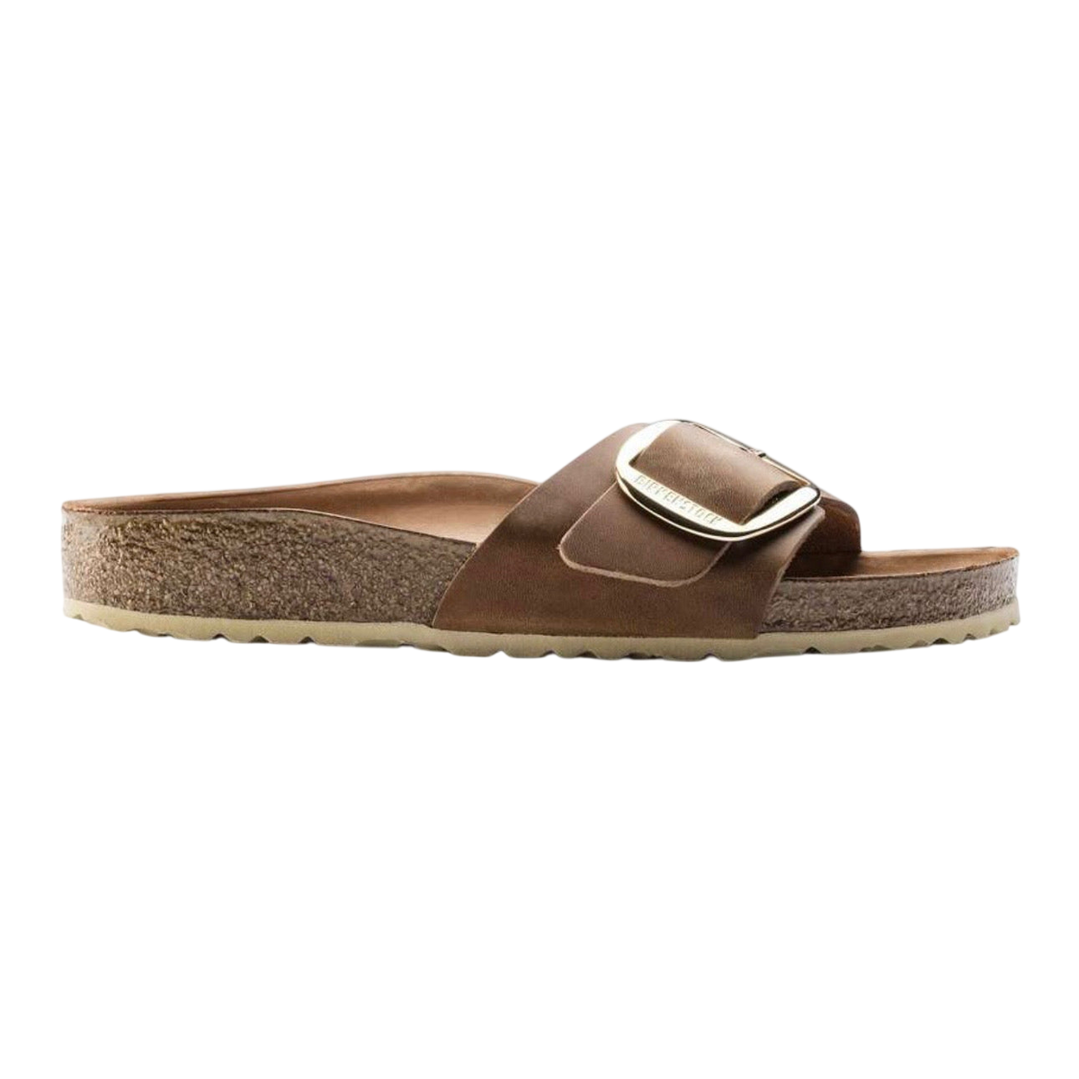 Birkenstock Madrid Big Buckle Oiled Leather 'Cognac'