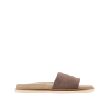 Brunello Cucinelli Suede Slide 'Brown'