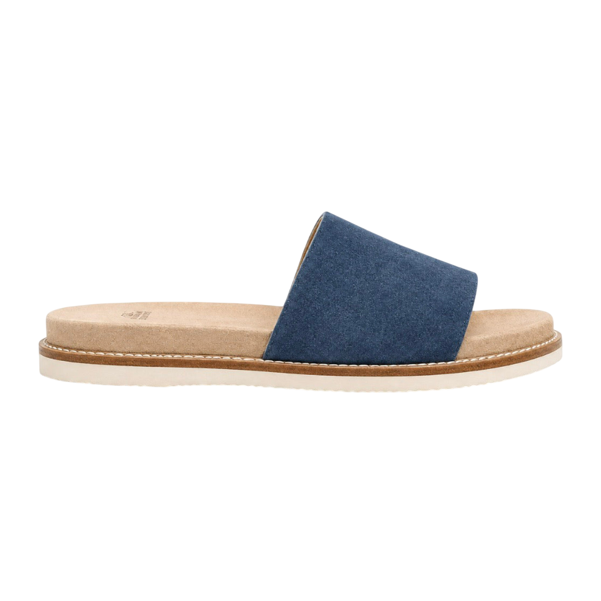 Brunello Cucinelli Suede Slide 'Navy'