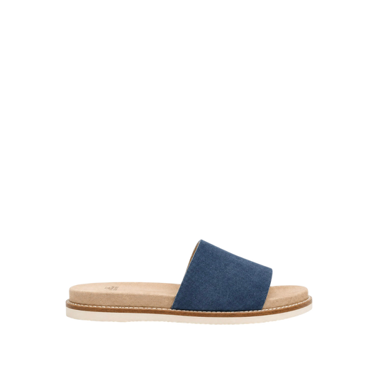 Brunello Cucinelli Suede Slide 'Navy'