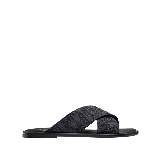 Dior Alias Slide 'Black Oblique Jacquard'