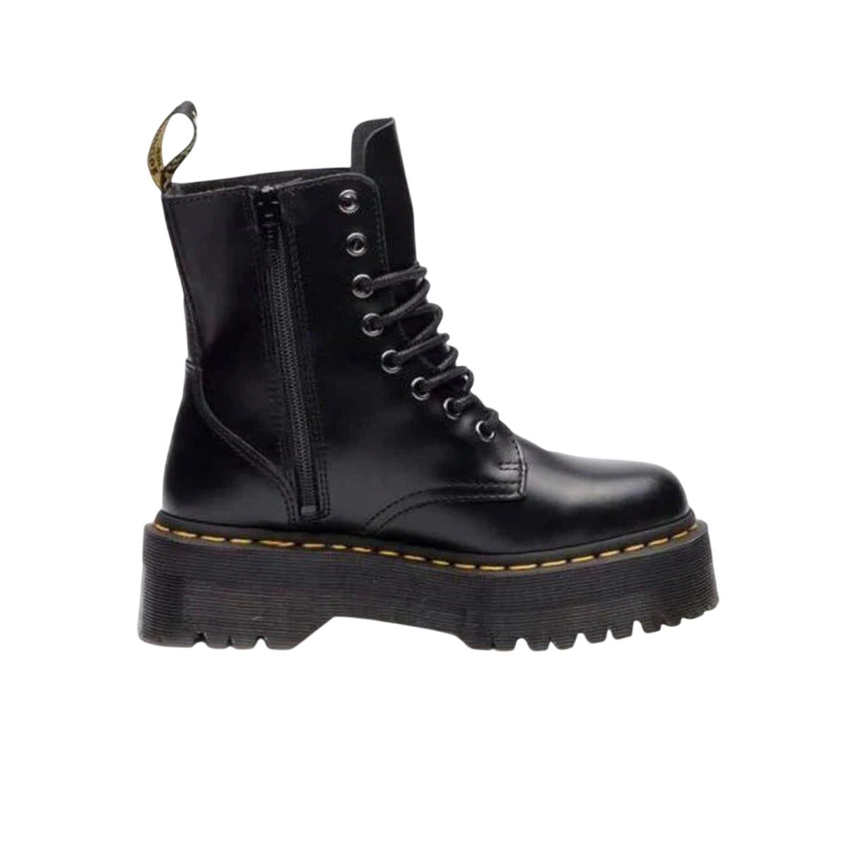 Dr. Martens Jadon Platform Boot 'Black Smooth Leather'