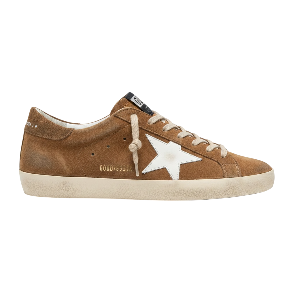 Golden Goose Super-Star 'Tobacco / White'