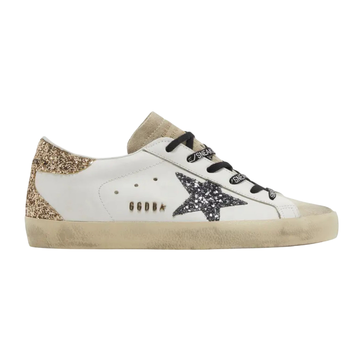 Golden Goose Super-Star 'Optic White / Seedpearl Glitter'