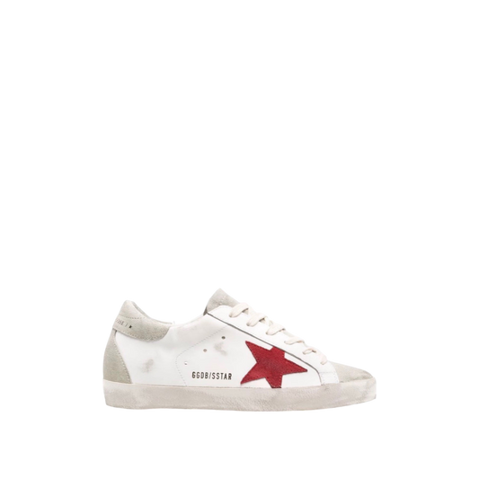 Golden Goose Super-Star 'White / Red'