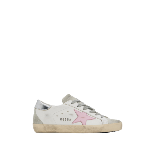 Golden Goose Super-Star 'White / Orchid Pink'