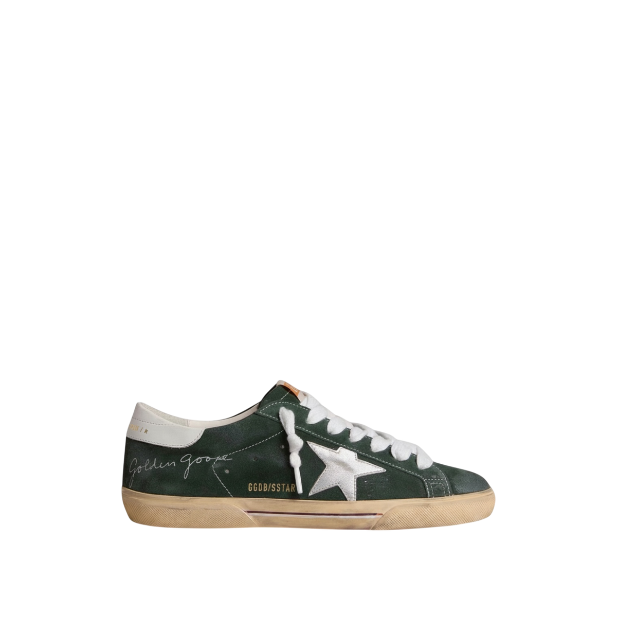 Golden Goose Super-Star 'Green / Silver Metallic'