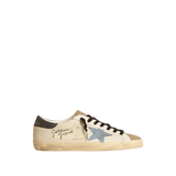 Golden Goose Super-Star 'Cream / Light Blue'