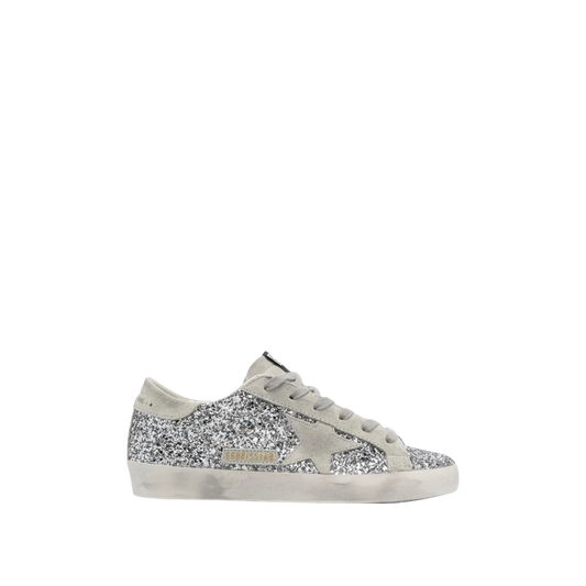 Golden Goose Super-Star 'Silver Glitter / Ice Grey'