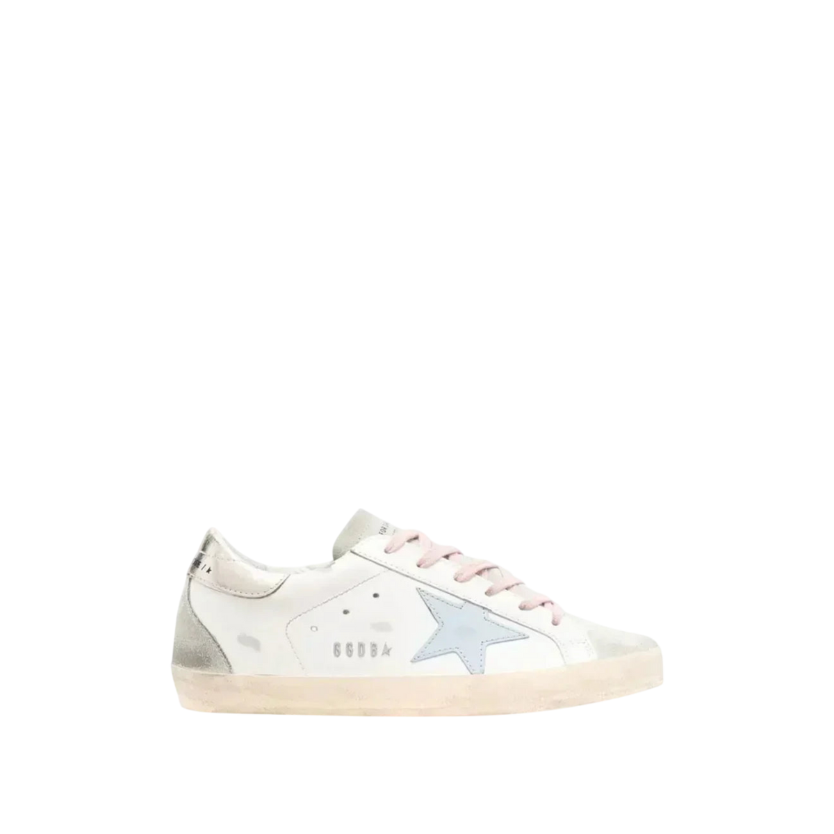 Golden Goose Super-Star 'White / Silver / Ice Blue'