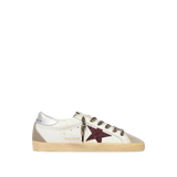 Golden Goose Super-Star 'White / Burgundy Glitter'