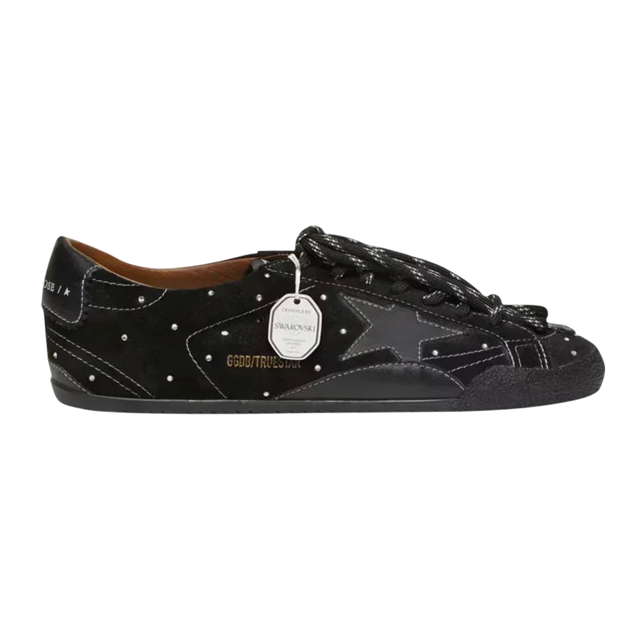 Golden Goose True-Star 'Black Suede / Swarovski'