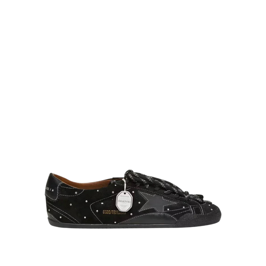 Golden Goose True-Star 'Black Suede / Swarovski'