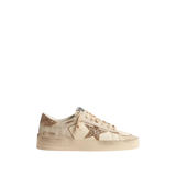 Golden Goose Stardan 'Ecru / Gold Glitter'