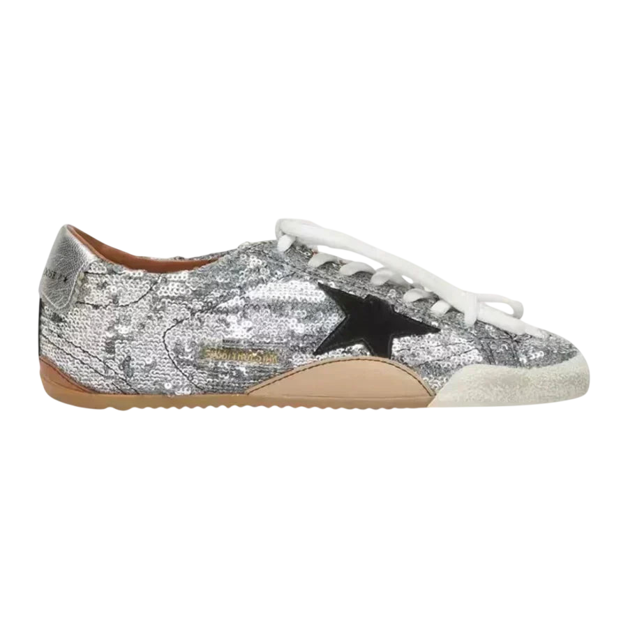 Golden Goose True-Star 'Silver Sequins / Black'