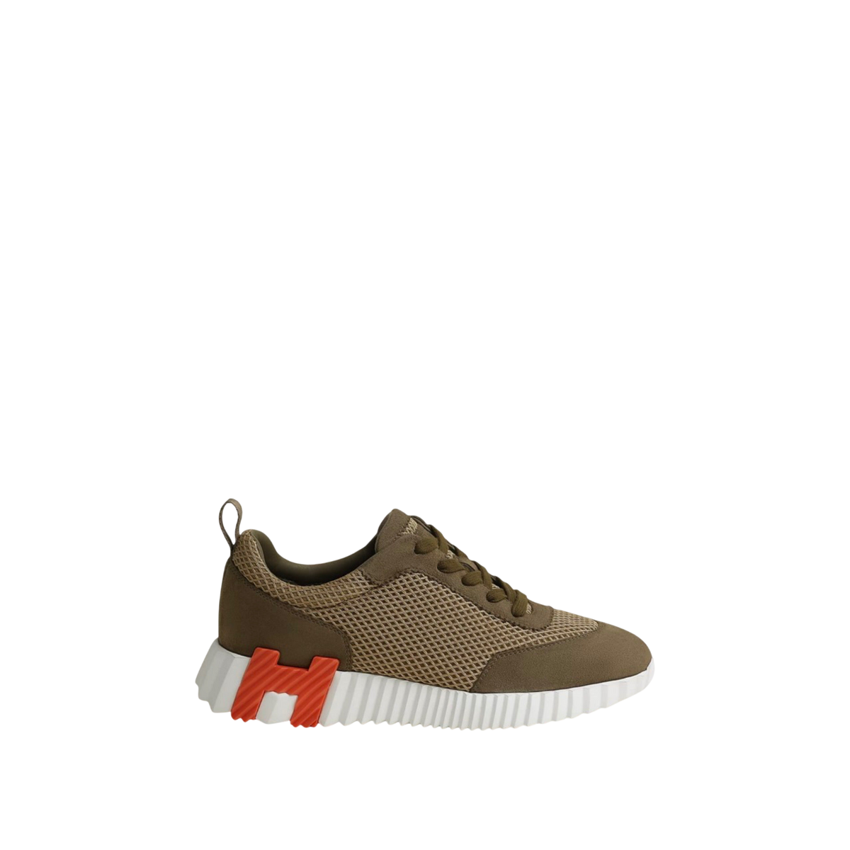 Hermès Bouncing 'Blanc / Vert Toundra'