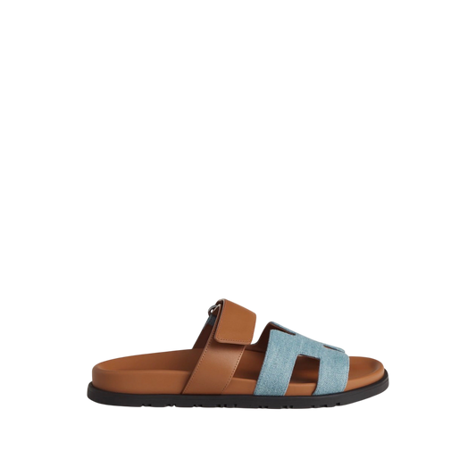 Hermès Chypre Calfskin 'Bleu Clair / Naturel'