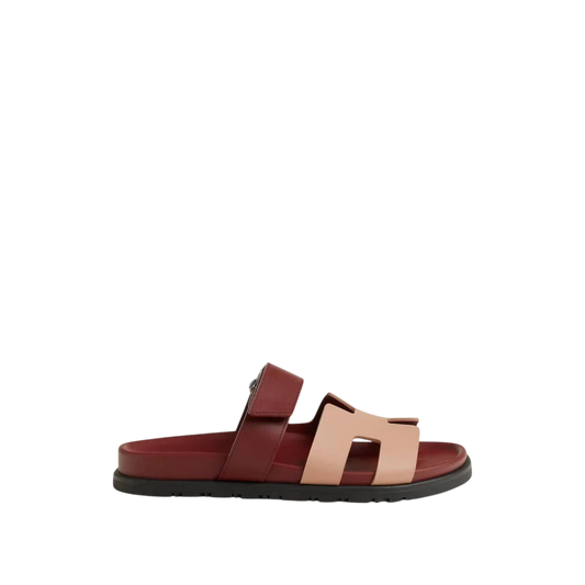 Hermès Chypre 'Bordeaux / Beige Perlino'