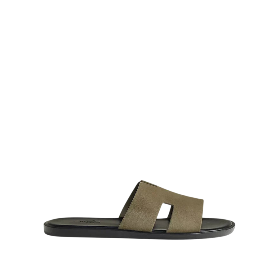 Hermès Haven Suede Slip-On 'Olive'