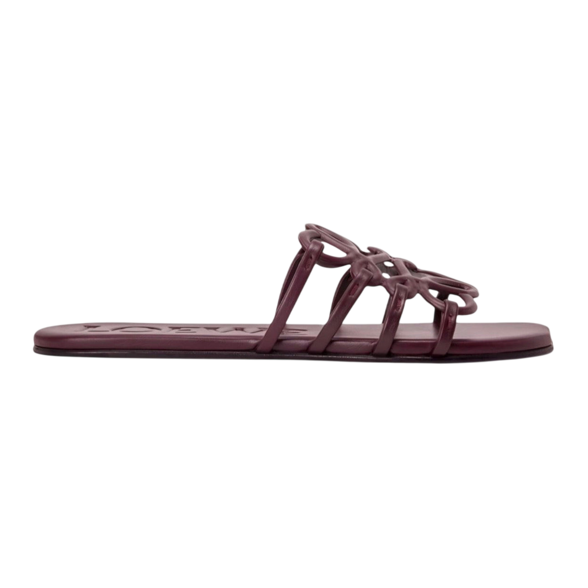 LOEWE Anagram Slide 'Burgundy'