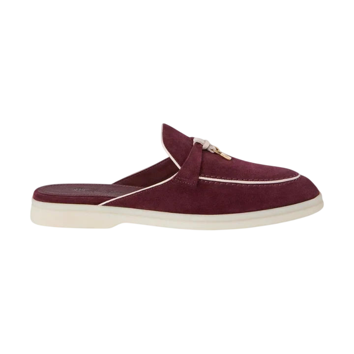 Loro Piana Summer Charms Walk Mule 'Burgundy'