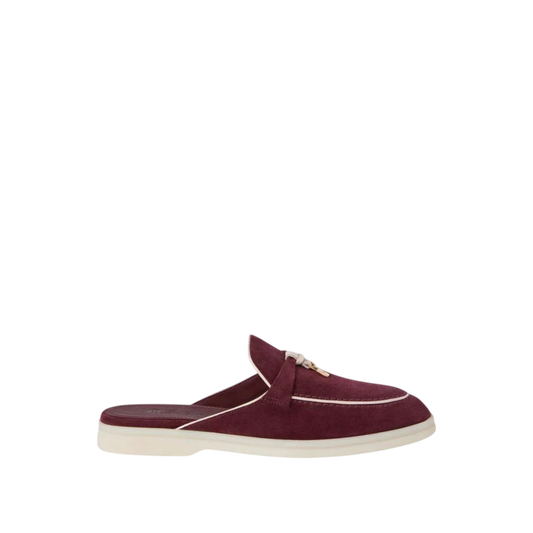 Loro Piana Summer Charms Walk Mule 'Burgundy'