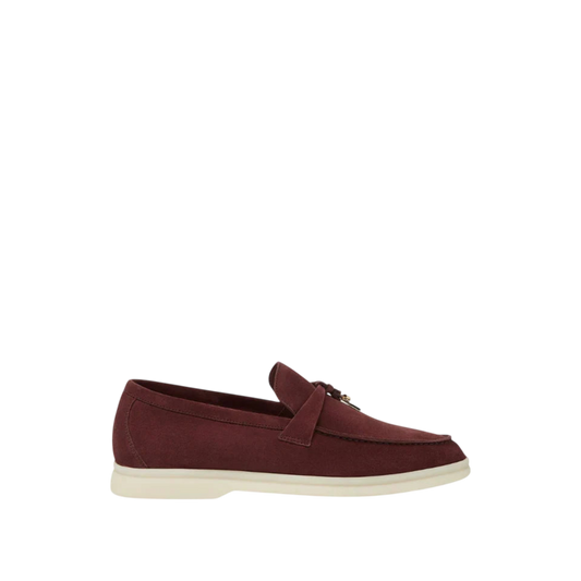 Loro Piana Summer Charms Walk Loafer 'Burgundy'