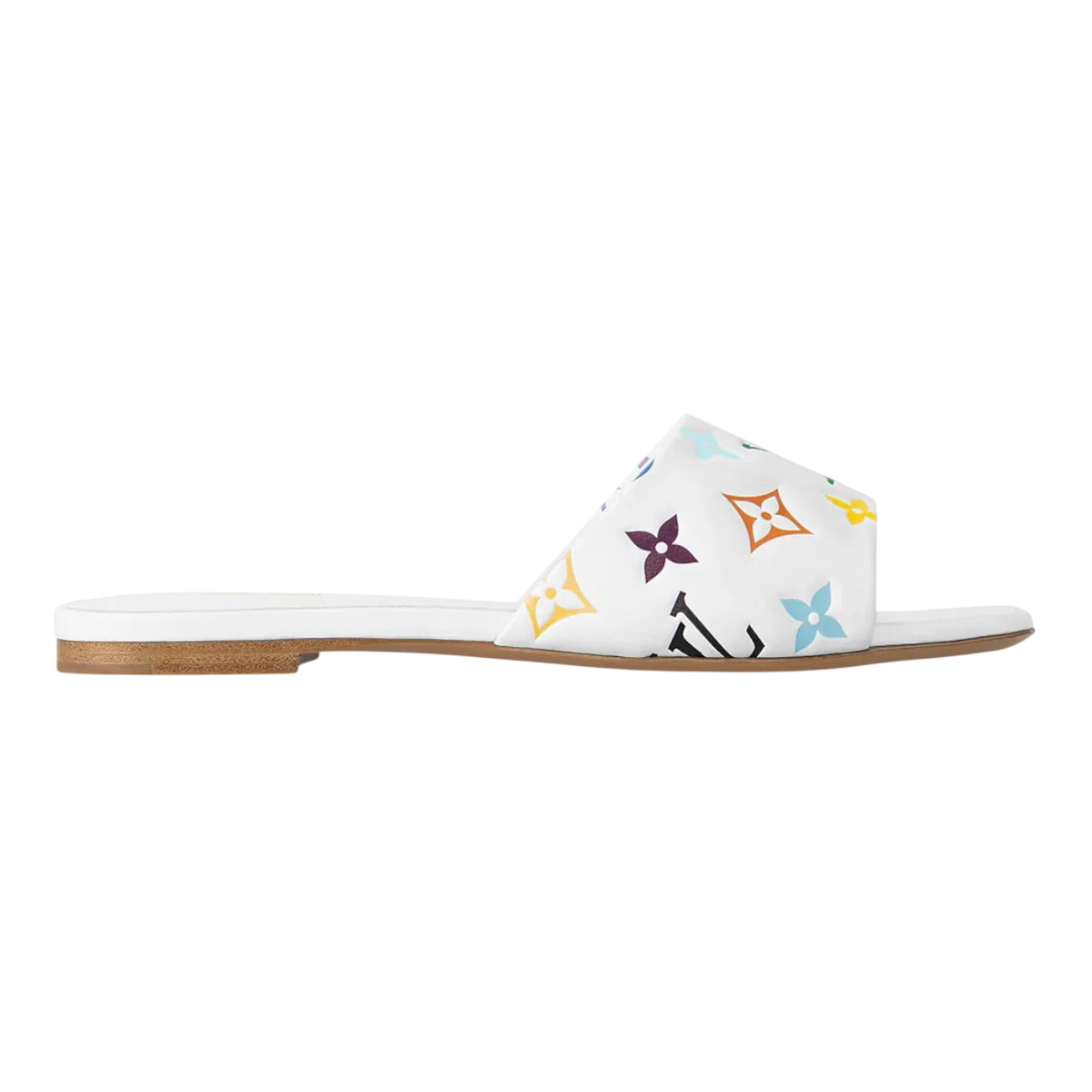 Takashi Murakami x Louis Vuitton 6AM Flat Mule 'Multicolour Monogram'