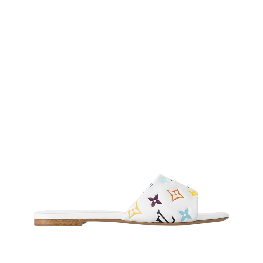 Takashi Murakami x Louis Vuitton 6AM Flat Mule 'Multicolour Monogram'