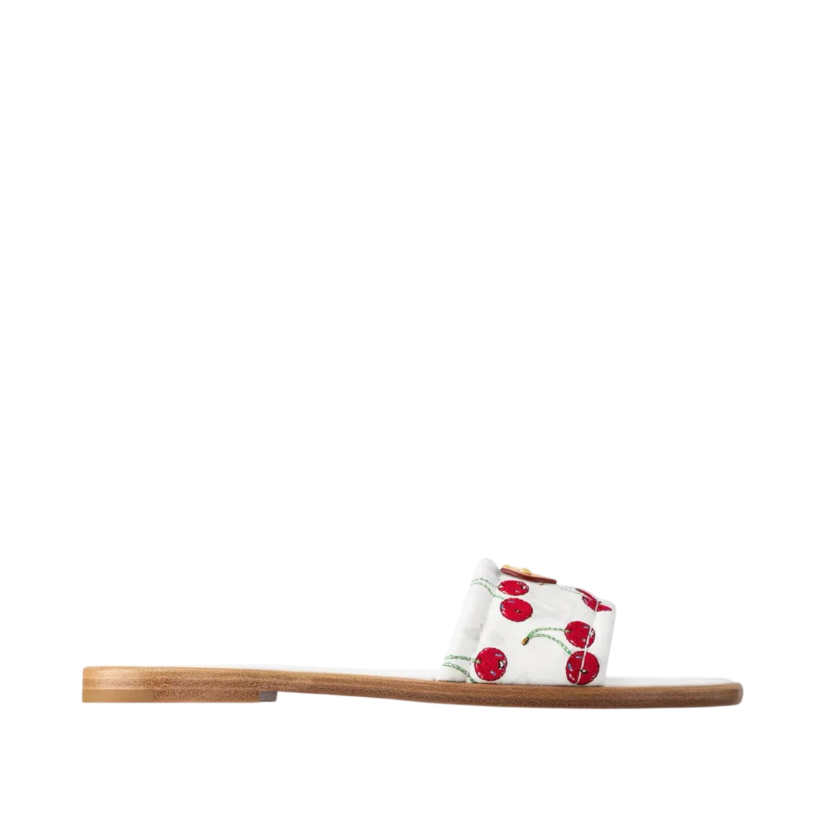 Takashi Murakami x Louis Vuitton Cherry Lily Flat Mule 'White'