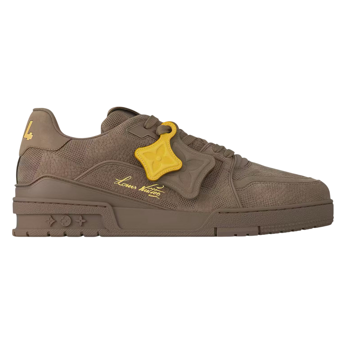 Louis Vuitton LV Trainer 'Damier Embossed' 'Taupe Brown'