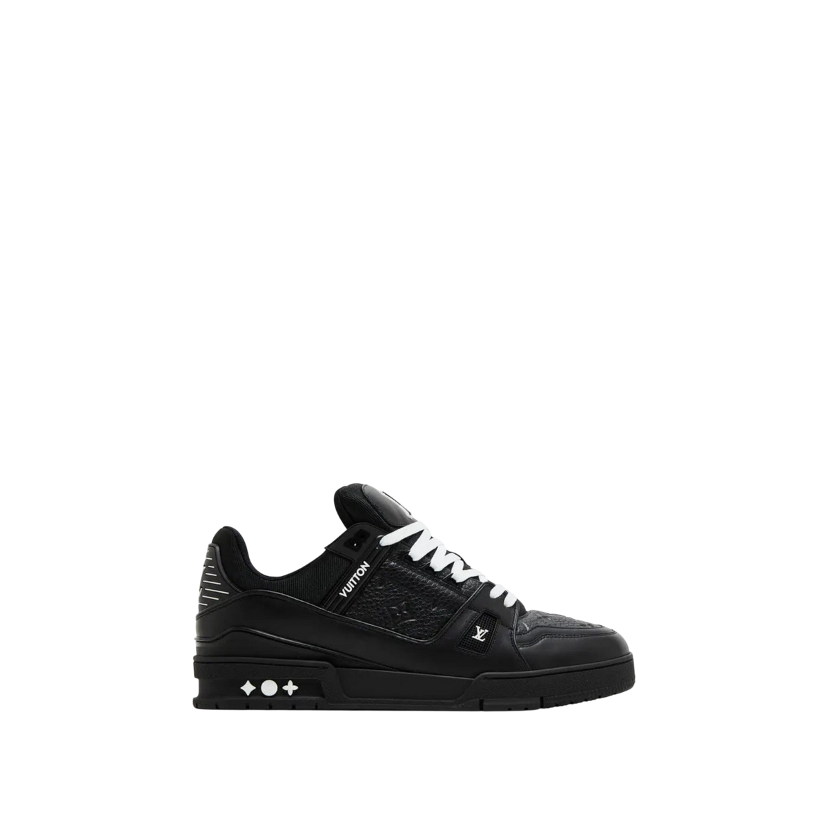 Louis Vuitton LV Trainer 'Embossed Monogram' 'Black'