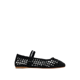 Miu Miu Woven Nappa Ballerina 'Black'