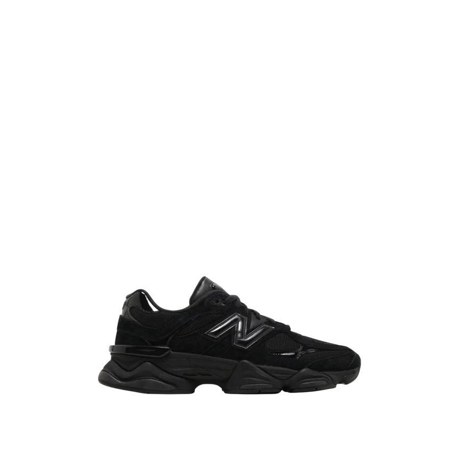 New Balance 9060 'Triple Black' Suede Patent