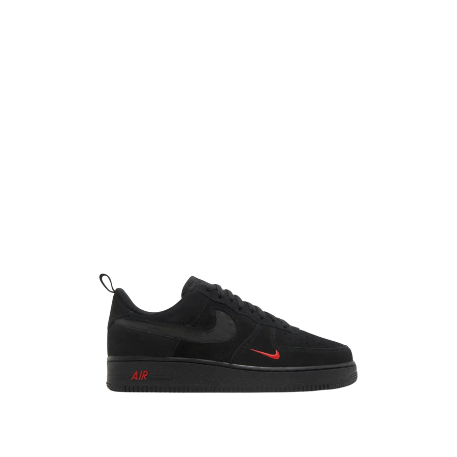 Nike Air Force 1 '07 LV8 'Reflective Swoosh' 'Black / Crimson'