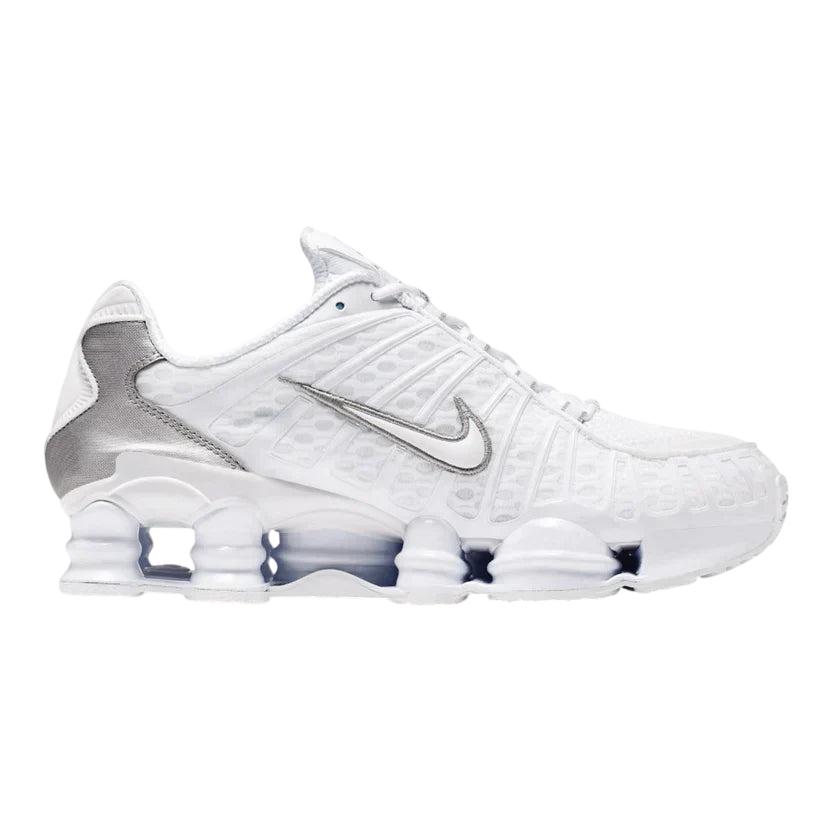 Nike Shox TL 'White / Metallic Silver / Max Orange'
