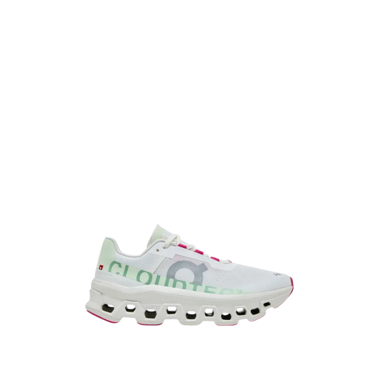 On Cloudmonster 'White / Lima'