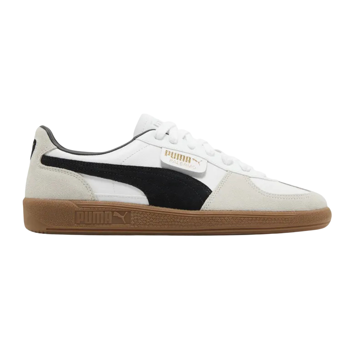 PUMA Palermo Leather 'White / Black / Gum'